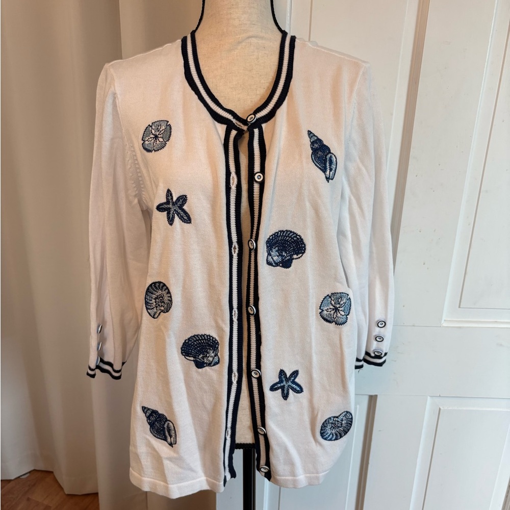 Appleseed's Y2K Embroidered Cardigan